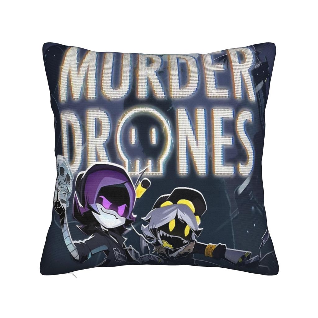 Murder Drones Pillowcase Printed Polyester Cushion Cover Gift Pillow Case Cover Home Drop Shipping 40X40Cm