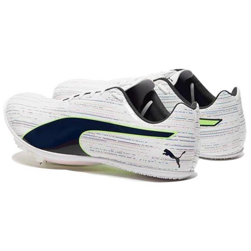 Puma EvoSPEED Spring 12 Sp Унисекс Трековые Спортивные Низкие Кроссовки Белый Зеленый Черный 195534-01