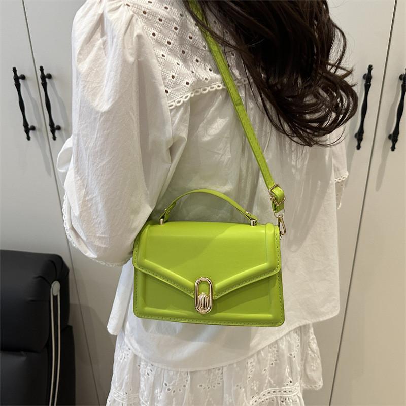 Fashion Pure Color Crossbody Bag With Soft Structure For Urban Street Style