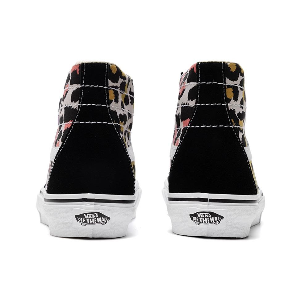 Vans Sk8 Comfortable High-Top Skate Shoes Unisex Sneakers Black White Pink VN0A7Q62MUL