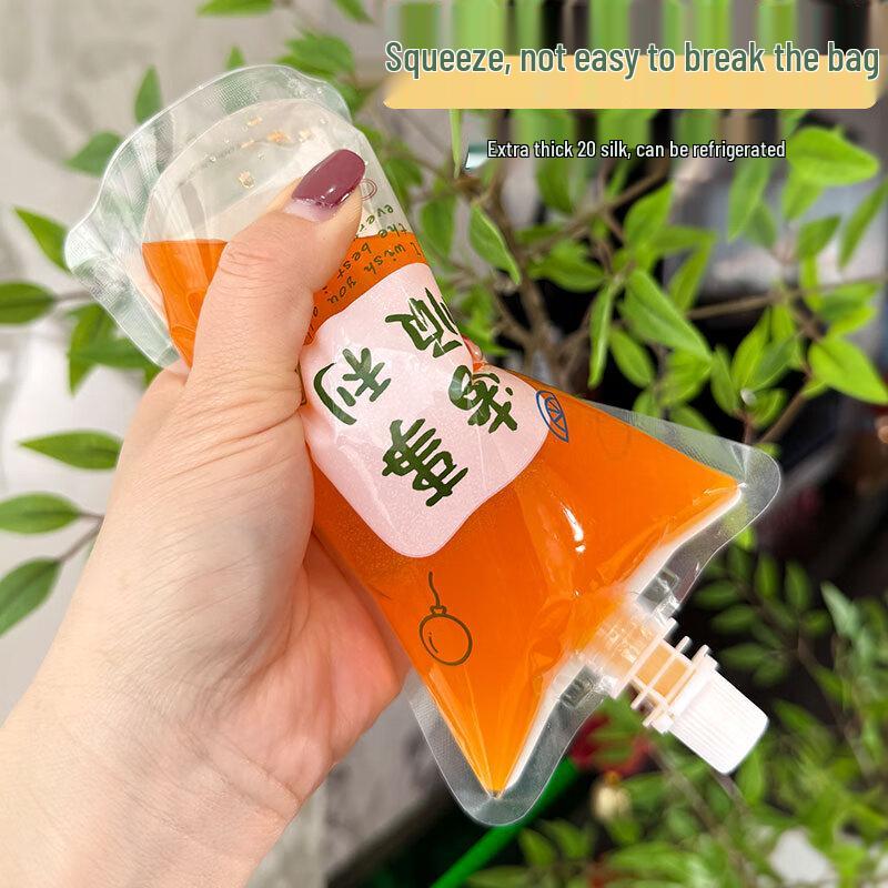 Disposable Transparent Beverage Spout Pouch