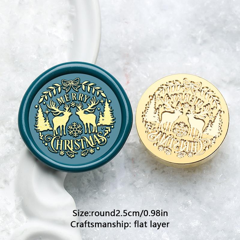 На Рождество Снежинка Снеговик Сургучные печати DIY Скрапбукинг Восковая печать Штамп Принадлежности для рукоделия Новый год Рождество DIY Подарок