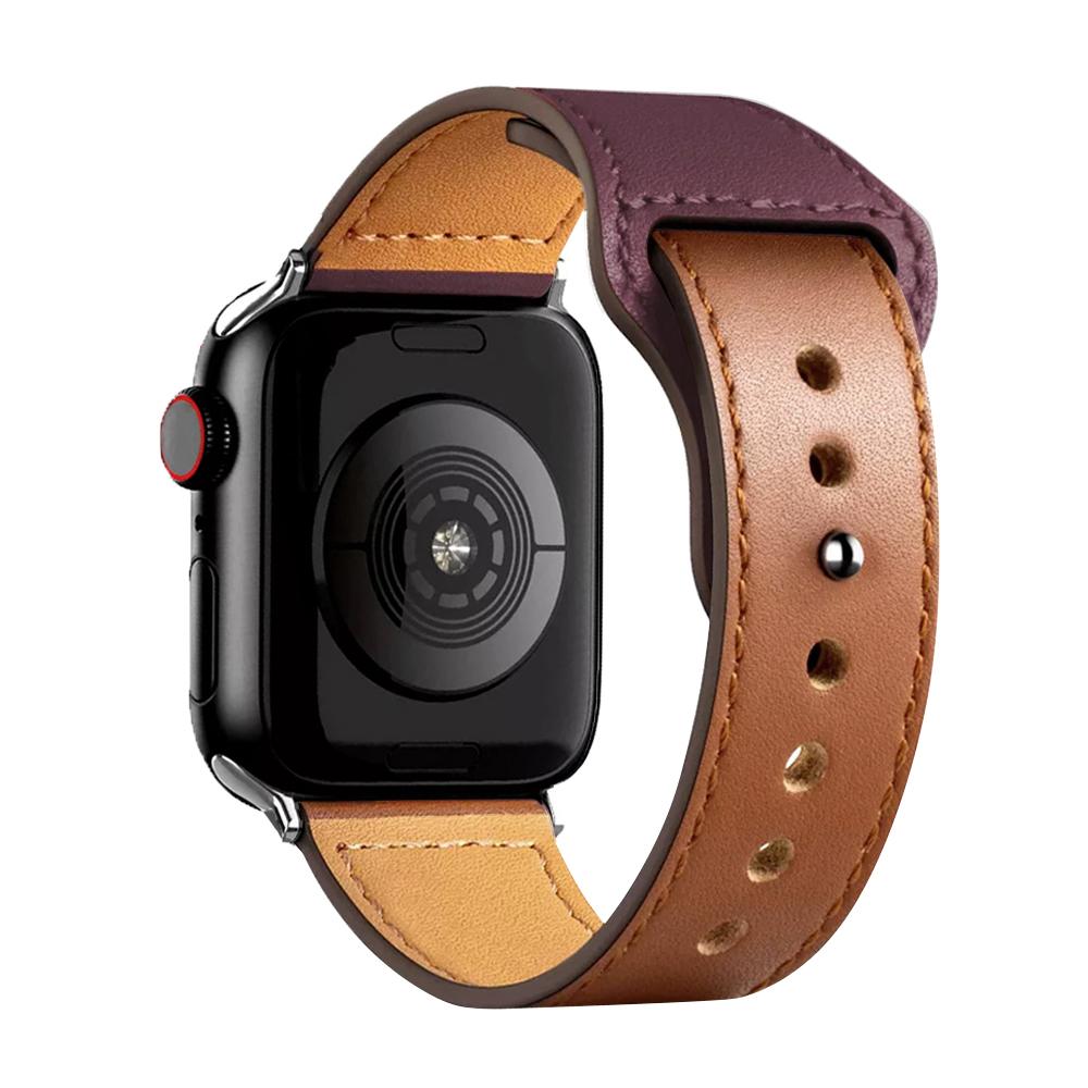 Leather strap For Apple watch band 44mm 45mm 49mm 40mm 42mm 46mm wristband correa bracelet iWatch series 8 9 10 11 SE 7 Ultra 3