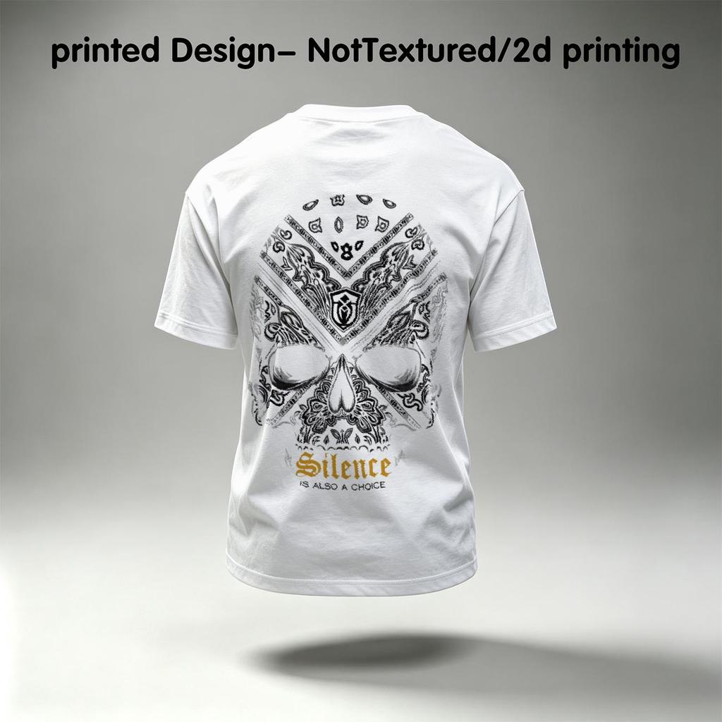 Men’s Breathable Short Sleeve T-Shirt – 2D Fun Creative Day of the Dead Print, Casual Versatile & Comfy Tee for Daily Outings