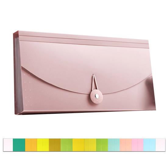 Органайзер для чеков, водонепроницаемый держатель для кассовых чеков, расширяющаяся папка с кнопками, сумка для хранения купонов большой емкости