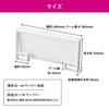 LEC Kitchen Paper Holder, White (Rubber Magnet), 1kg Weight Capacity, Fits Large Rolls Made In Japan