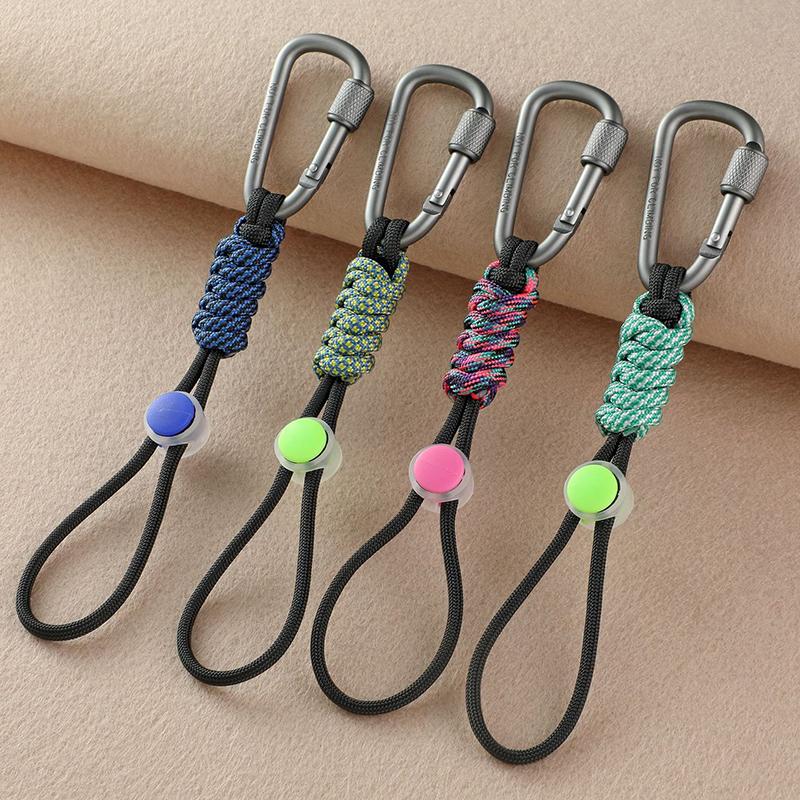 Paracord Water Bottle Hook 1 Carabiner Heavy Duty Clip Portable Multi-functional Tool for Sports Travel