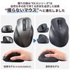 ELECOM Mouse Wireless Mouse EX-G Wireless 2.4GHz Quiet S Size 5 Buttons "AskDoctors Evaluation Service" Certified Antibacterial Black M-XGS30DBBSKBK