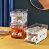 Secure Sliding Eggs Storage Organizer Unique Two slide Eggs Storage Box 2 Layer Eggs Organizer for Kitchen Enthusiasts