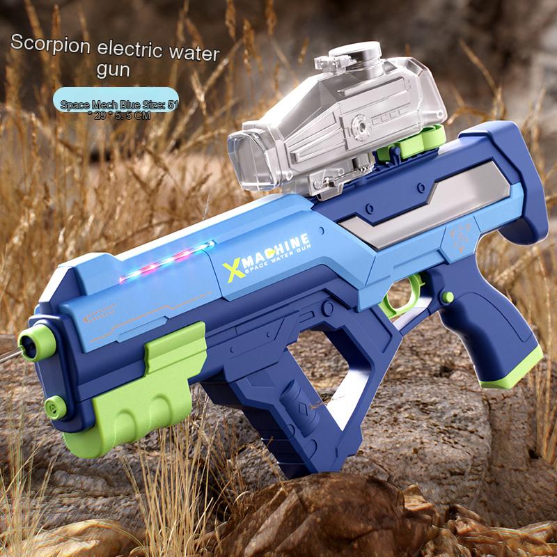Новый электрический водяной пистолет высокого давления с большой дальностью стрельбы, автоматическое поглощение воды, электрический водяной пистолет M416, детская игрушка в подарок
