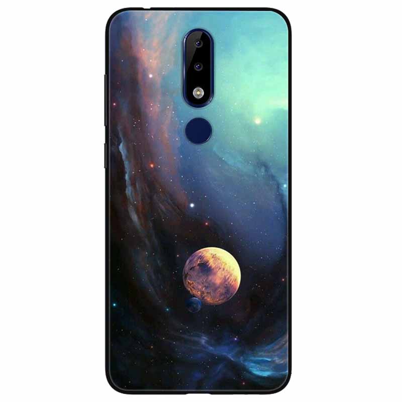 Для Nokia 5.1 Plus Чехол Мягкий Силикон Мультфильм Модный ТПУ Чехлы для Телефона для Nokia X5 Обложка 5.1Плюс Милый для NokiaX5 Защитный