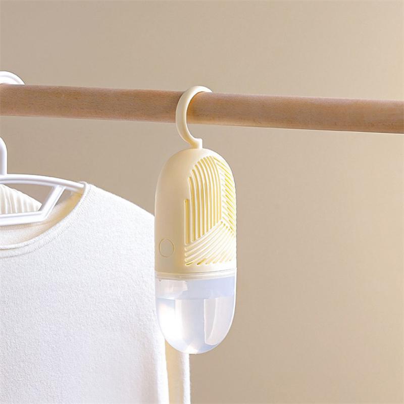 Коробка для осушения одежды, многоразовые подвесные осушители воздуха, антиплесень, с водосборником и крючком для шкафа-купе