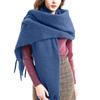 Women's  And Winter Christmas Fashion Warm Casual Solid Color Long Scarf