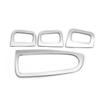 Plastic & Stainless For Mercedes Benz C Class W205 GLC Car Window Trim Glass Lift Switch Frame Sticker Cover Trim