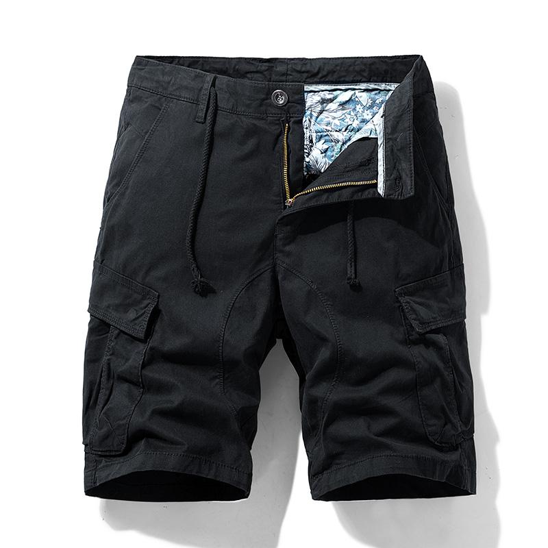 Mens Cargo Shorts Fashion Multi-pockets Shorts Male Casual Jogging Shorts Loose Pants