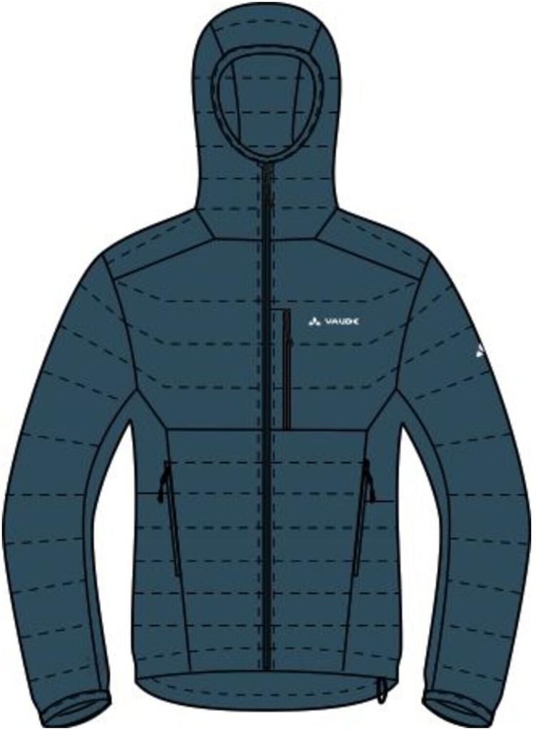 Куртка VAUDE Мужская утепленная куртка Batura с капюшоном baltic sea uni