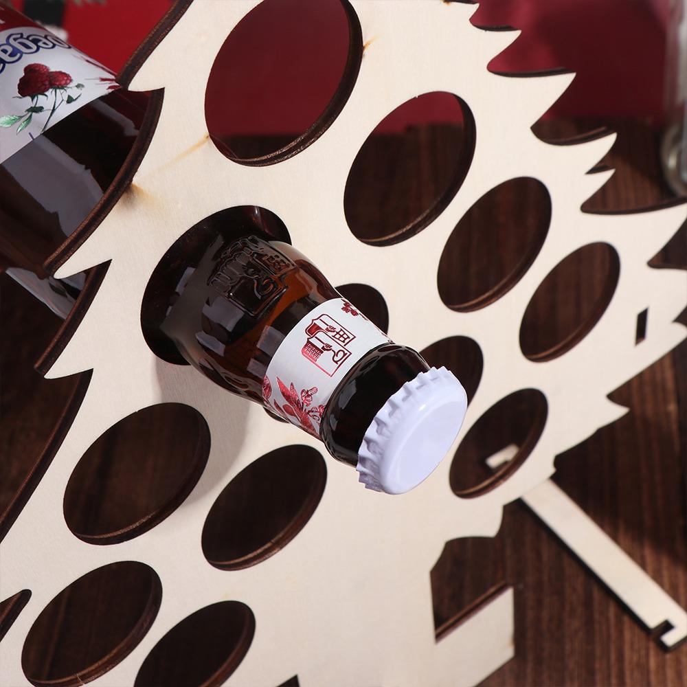 12 Bottle Wine Advent Calendar Large Capacity Wine Storage Racks Special Wine Bottle Stand Whiskey