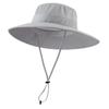 Шляпа Сафари от Солнца Широкая УФ Защита Рыбалка Светло-Серая [Connectyle] Мужская, Шляпа UPF50+, Складная, Поля, Защита, Садоводство, Шляпа,