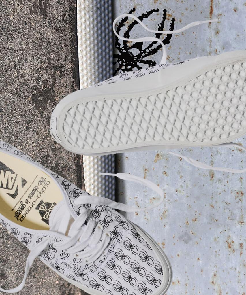 Vans [Ed Davis X Vans] Premium Authentic 44 Lx - True White:Черный / Vn000Eaktwb1