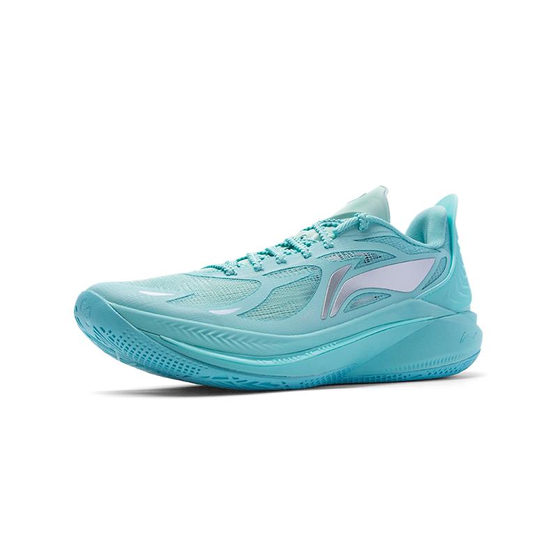 Li Ning Sonic 12 Xu Jie PE Edition Low Top Professional Competition Basketball Shoes Men Sneakers Island-Blue ABAU019-29