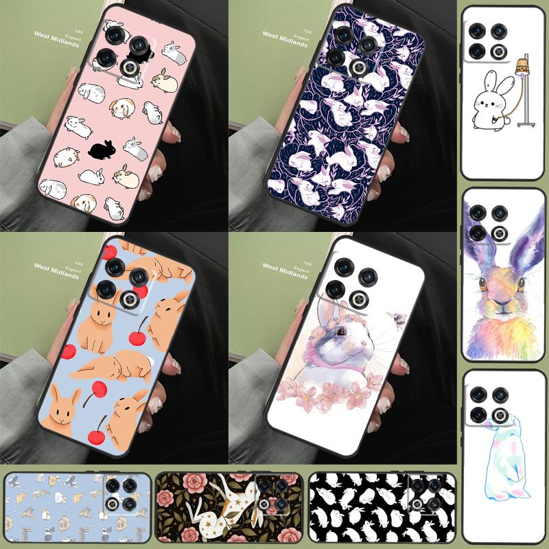 Bunny Rabbits Case For OnePlus 11 8 9 10 Pro 8T 9R 9RT 10T Cover For OnePlus Nord 3 2T CE 2 Lite N10 N20