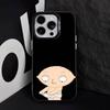 F-Family Смешной G-Парень Для iPhone 17,16,15,14,13,12,11,Pro,Max,Plus,E,Air,Mini Черный ТПУ Чехол для Телефона