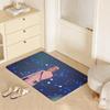 Singer S GD Floor Mat Eco  Flannel Doormat Non Slip Odorless Indoor Floor Rug Soft Short Plush Home Mat