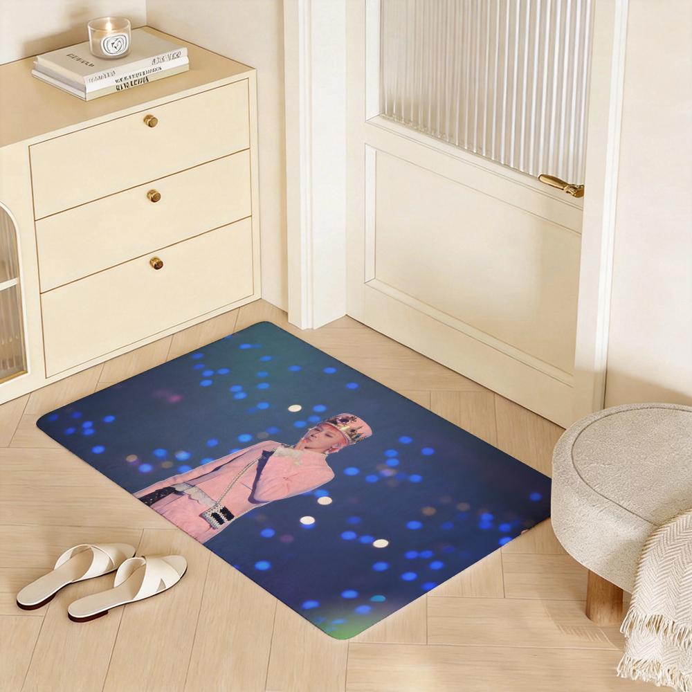 Singer S GD Floor Mat Eco Flannel Doormat Non Slip Odorless Indoor Floor Rug Soft Short Plush Home Mat