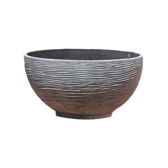 Plant Pot with Drainage, Resin Planter for Indoor Outdoor Plants, Medium Flower Pots for Patio, Balcony Garden Decor
