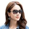 FEISEDY Поляризационные Инкрустированные UV400 Стройнящие для и Поездок B1086 Женские Солнцезащитные Очки, Стильные, Большие, Оправа, Защита, Лицо, Вождение, Путешествия, На улице,