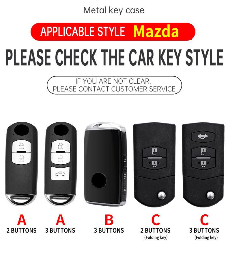 Креативная крышка-брелок Mazda для Angkesaila CX4, Atenza, CX5, CX3 - Высококачественная мужская пряжка-ракушка