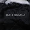 Balenciaga Отечественно авторизованный 22AW 721789 TNQ30 Куртка-шуба из меха с молнией сзади BB / Куртка-шуба 32 Белый x черныйБ/у