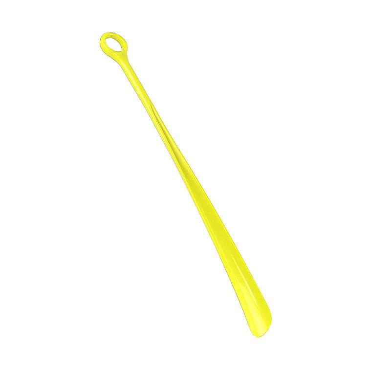 Plastic Shoe Horn with Round Handle – Easy Lift for Elderly, Pregnant, or Lazy People
