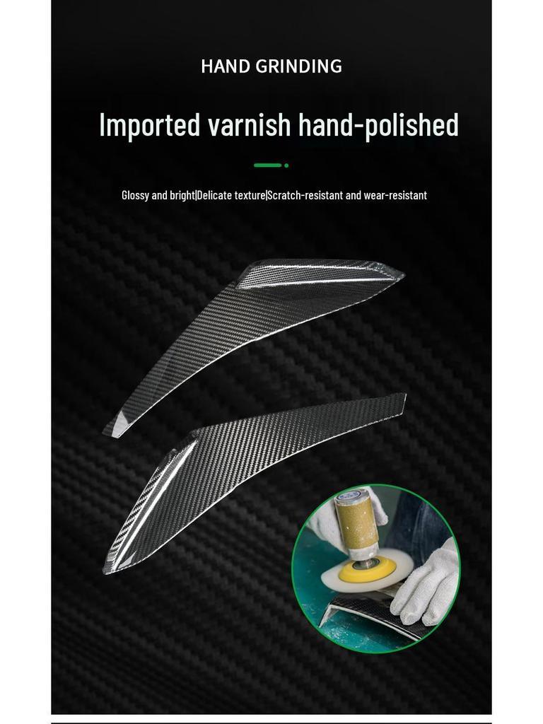 Дефлектор заднего фонаря из углеродного волокна для 2022 Toyota 86/Subaru BRZ