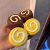 Non-bounce Handmade Ball Moldable Blocked Filled Ball Boys Girls Crunchy Swiss Roll  Student Prize