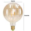 4 Вт G125 Антикварная лампа E27 Арбузная светодиодная лампа накаливания для украшения дома 220 В теплый свет(Золото )