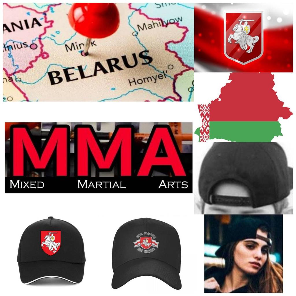 Belarus Cap Hat Baseball Cap Knight Cavalry Sword Unisex Men Women Cotton MMA Kick Boxing Muay Thai Fashion Hip Hop Hat Sport Golf Cap