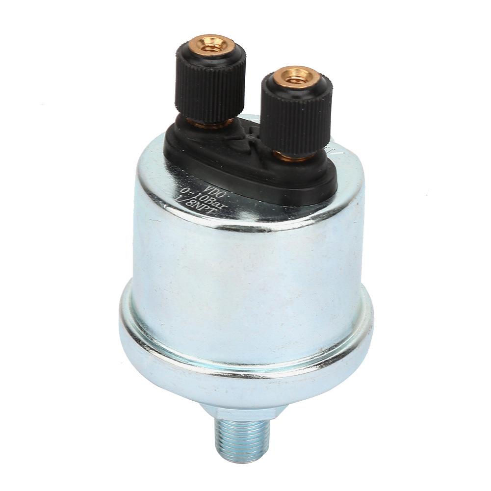 18 NPTF Bright Double Head Thread Car Oil Pressure Sensor Fit for VDO 010bar