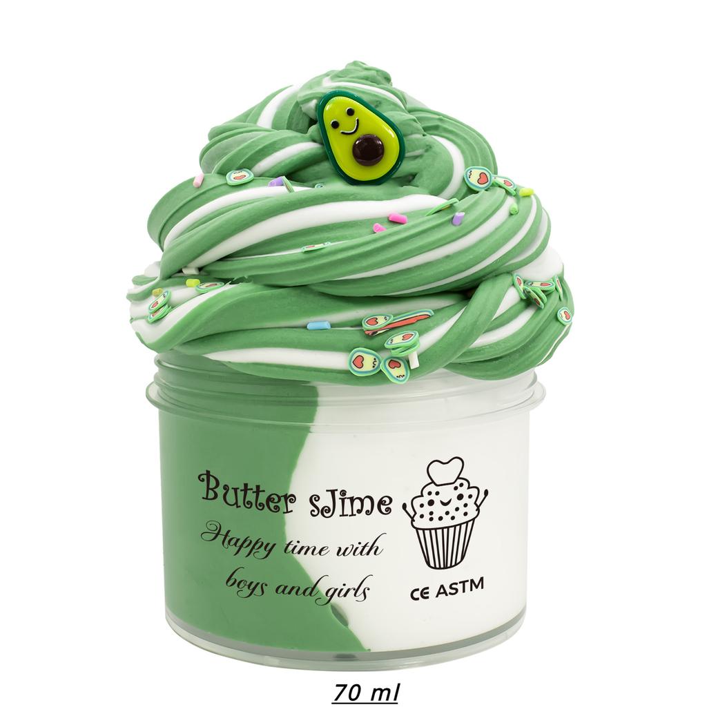 Double Color Slime 70ml Squishy Stress Reliever Decompression Mud Cute DIY Cotton Clay Educational Gift Kids Handmade Toy