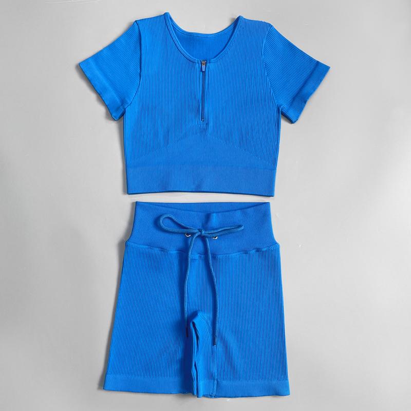 Women's Tracksuit Seamless Yoga Set Workout Sportswear Gym Clothing Fitness Sports Suits