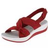 2 Large Size New Sandals for Women, Simple Fish Mouth Muffin Sole Sandals for Women
