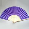 White Paper Hand Fan DIY Blank Folding Fan Vintage Chinese Style Solid Color Dance Wedding Party Bamboo Folding Fans Crafts Art