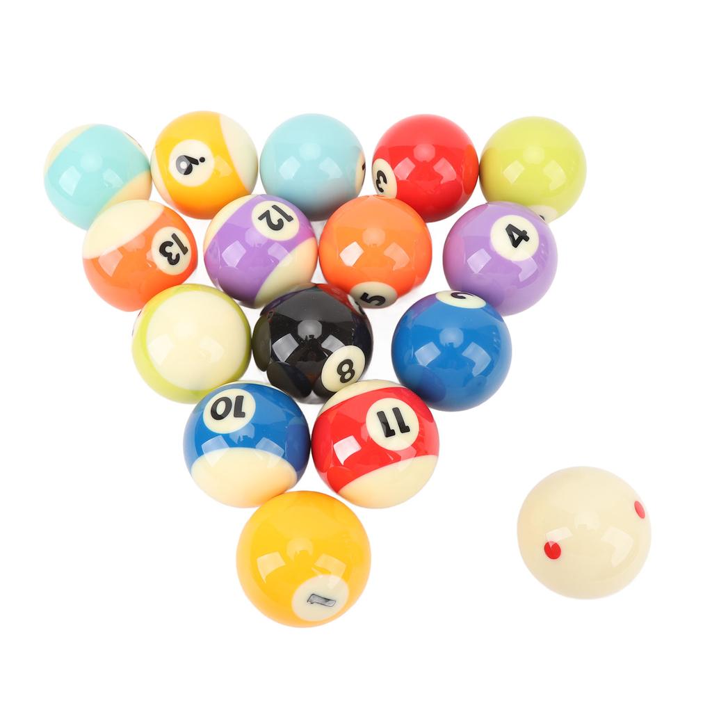 16 шт. бильярдных шаров Профессиональный стандарт 2,3 дюйма Диаметр смолы Высокое сопротивление трению бильярдный стол