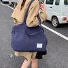 Canvas Bag Crossbody Female Versatile Large-capacity Student Class Lightweight Simple Shoulder Portable Shopping Bag