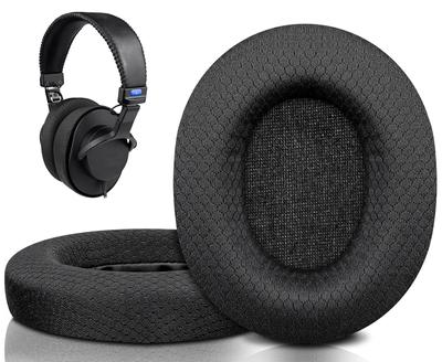 Амбушюры SOULWIT сетчатая ткань для наушников SONY, сменные амбушюры, шумоизоляционные пенные амбушюры, черные MDR-CD900ST / MDR-7506 / MDR-V6 / MDR-V7