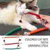 1 шт/3 шт красочные кошки хлопковая веревка игрушка жевательная игрушка противостоит жеванию забавная интерактивная жевательная игрушка для маленьких кошек инструмент для скрежетания зубами