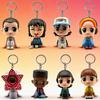 8 шт. Карманный брелок Одиннадцать Барб Робин Стив Дастин Виниловая фигурка Брелок Модель Игрушки