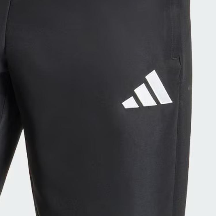 adidas Мужские штаны для футбола Черный/Белый Средние JZ9127