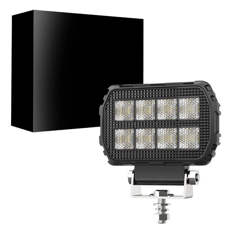 Квадратное внедорожное освещение Яркие фары для вождения Противотуманные фары Лодочные фары Высокие янтарные Многофункциональные Пылезащищенные Автомобильные Грузовые Дорожные Квадроциклы Прицеп