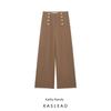 Kaslead New Arrival Women's Clothing Fashion Style Fashion Casual Front Buckle Pants 1133068